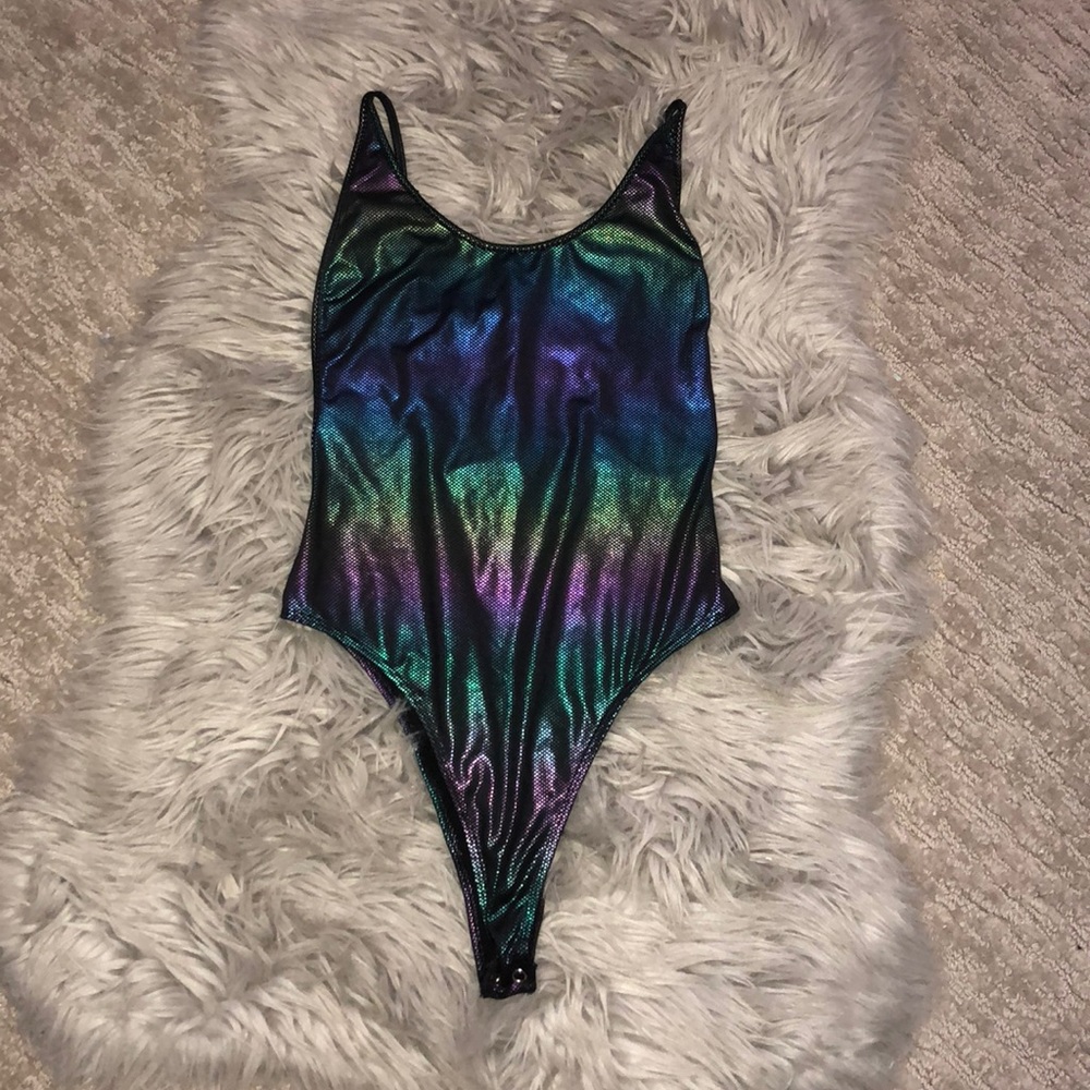 Forever 21 Rainbow Bodysuit